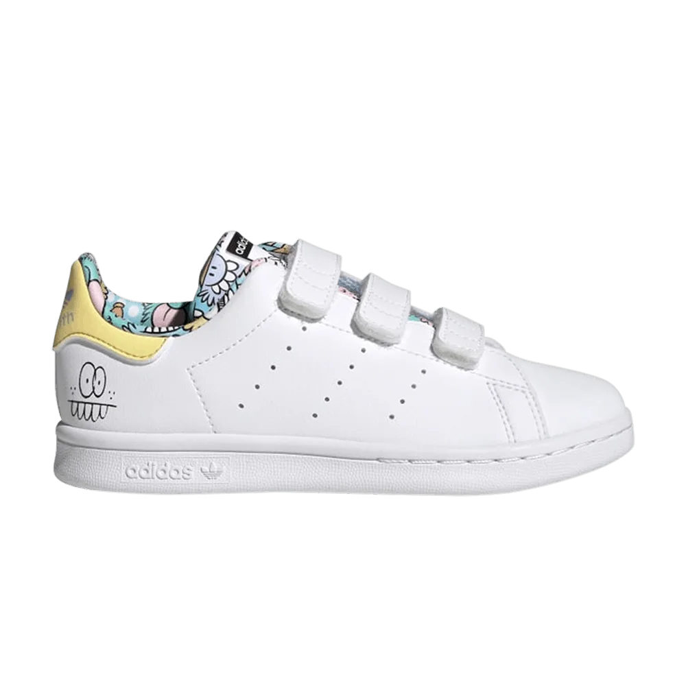 Кроссовки Kevin Lyons x adidas Stan Smith CF J 'Playful Artwork'