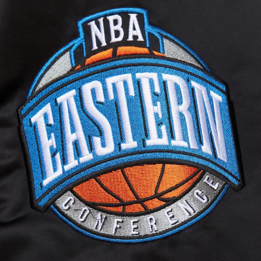 Бомбер Mitchell & Ness Red Miami Heat Primetime Vintage Satin Full-Snap Jacket