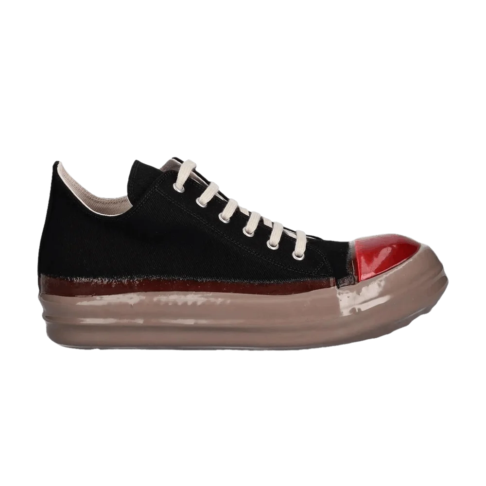 Krossovki-Rick-Owens-Concordians-DRKSHDW-Low-Black-Red-Beige