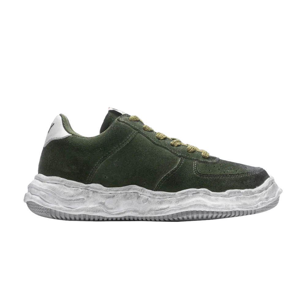 Krossovki-Maison-Mihara-Yasuhiro-Wayne-Brushed-Suede-Low-Green