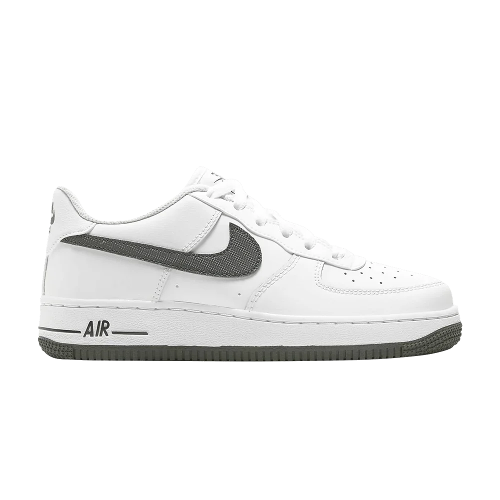 Krossovki-Nike-Air-Force-1-Low-GS-White-Iron-Grey