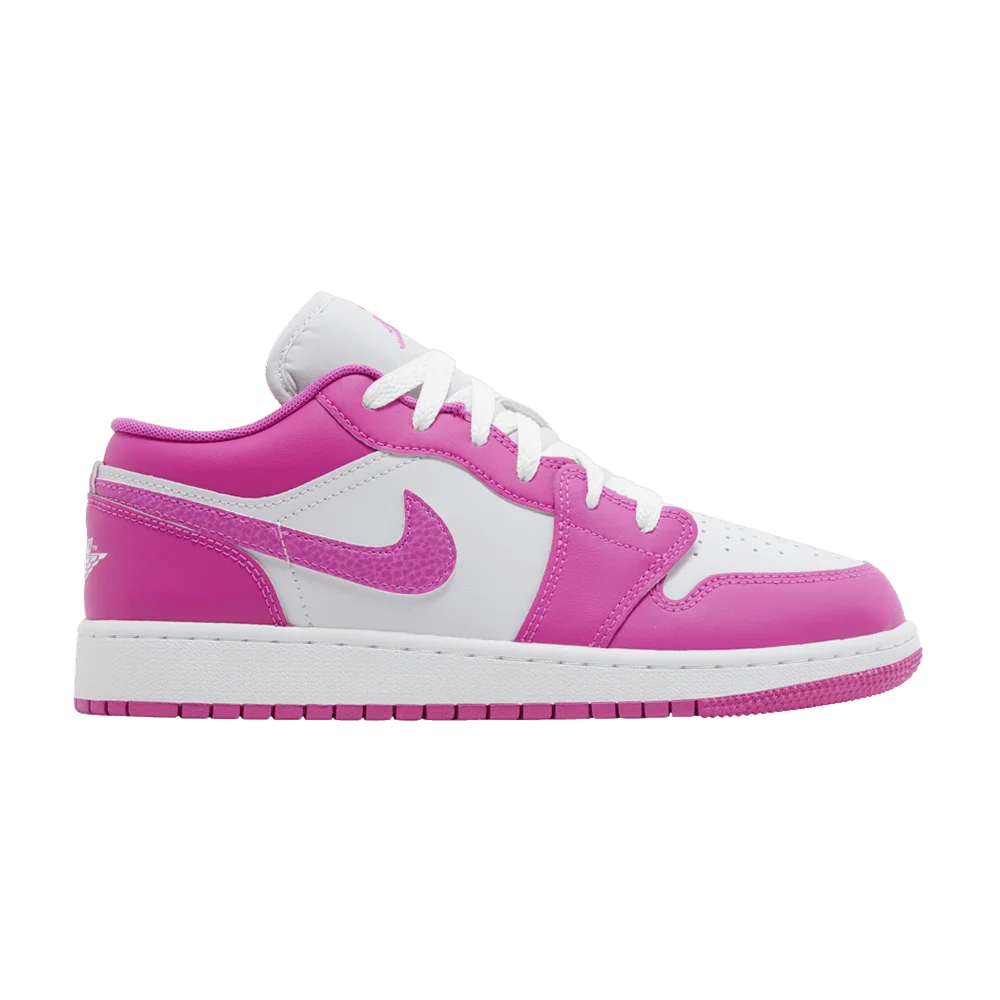 Кроссовки Air Jordan 1 Low GS 'Fire Pink'