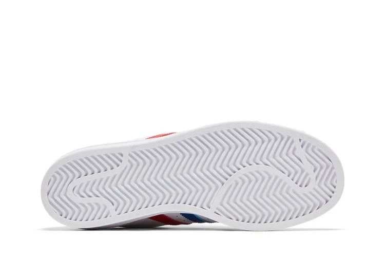 Кроссовки adidas Superstar 'White Red Blue'