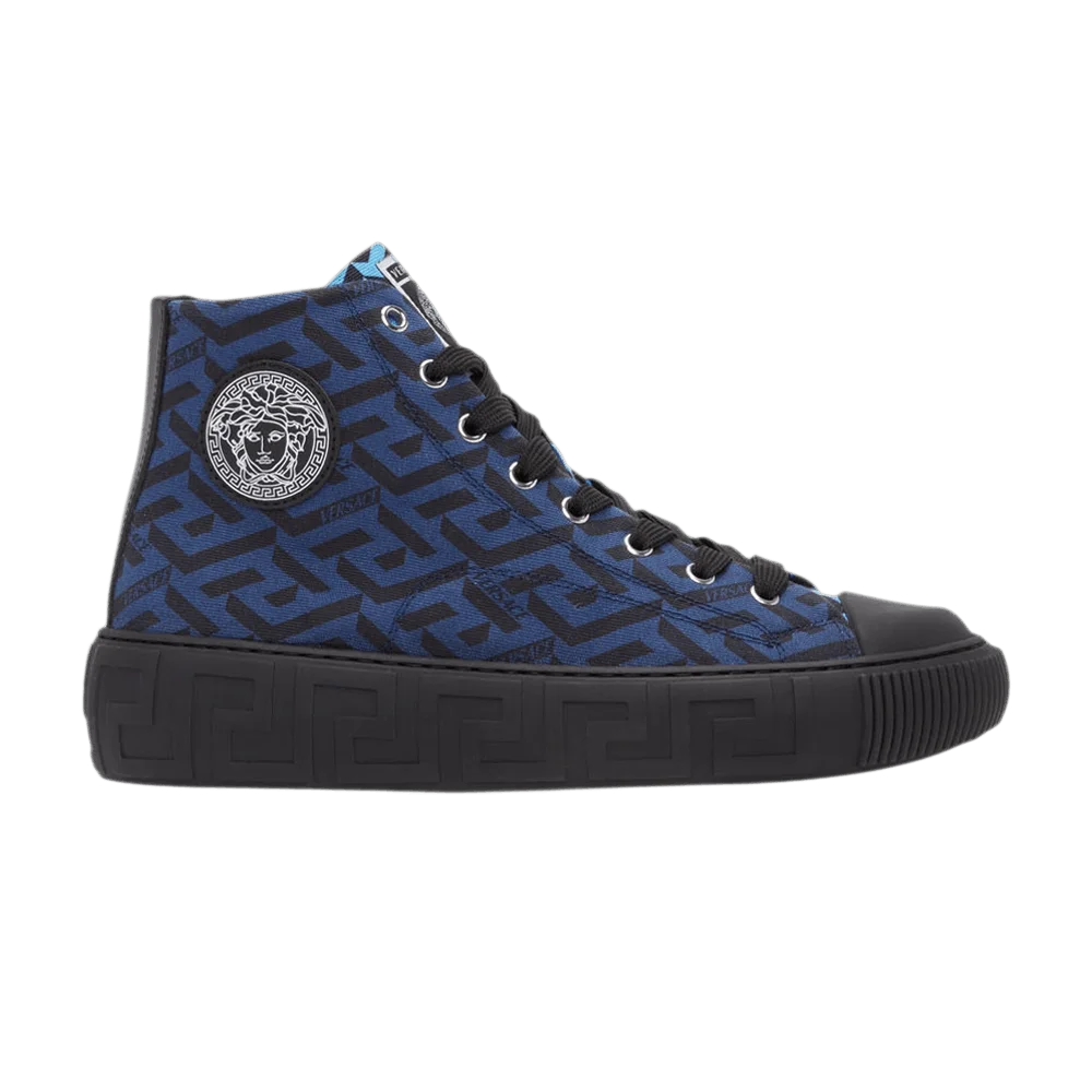Krossovki-Versace-Medusa-Greca-High-Blue-Black