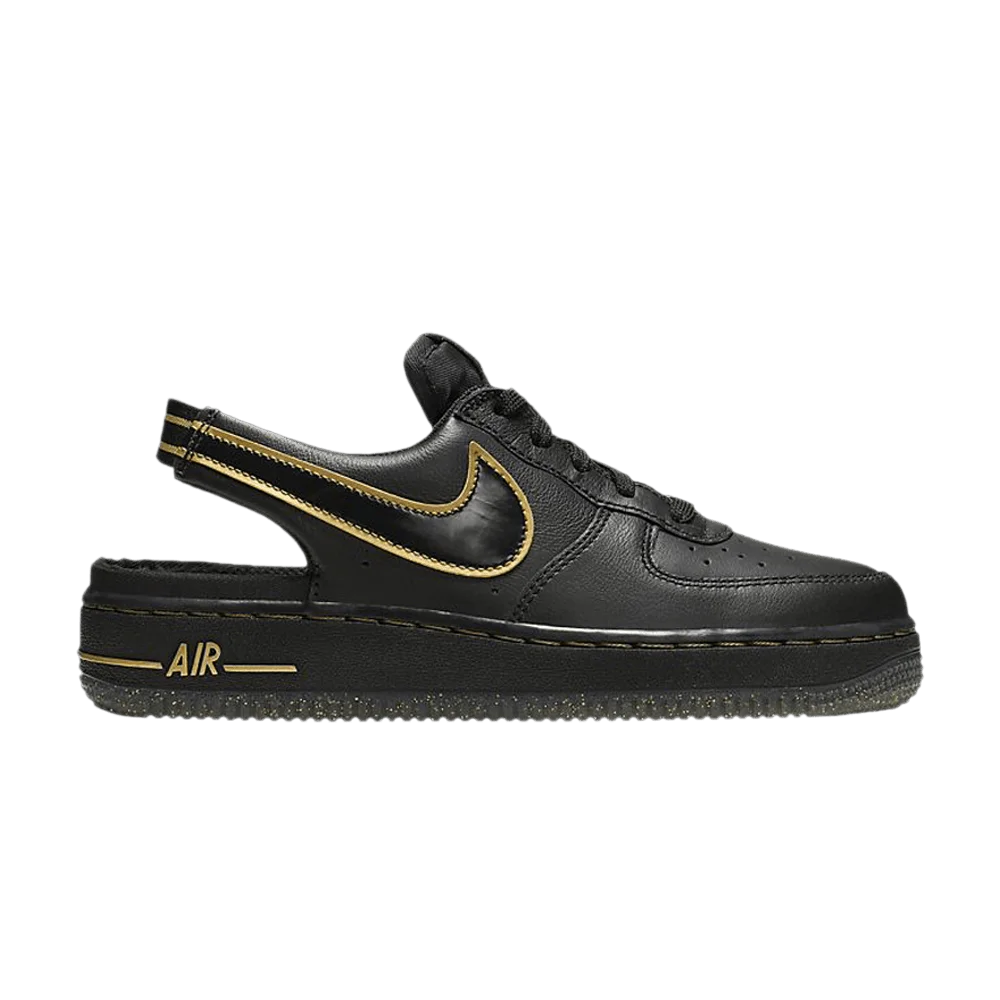 Krossovki-Nike-Air-Force-1-VTF-GS-Black-Metallic-Gold