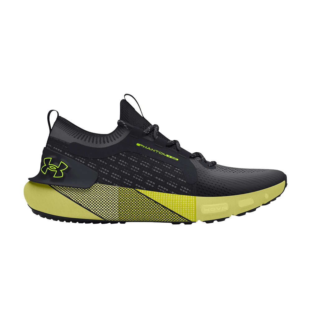 Кроссовки Under Armour HOVR Phantom 3 SE 'Black High Vis Yellow'