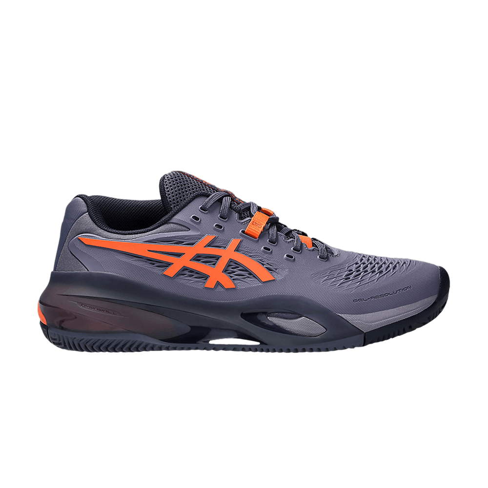 Кроссовки ASICS Gel Resolution X Clay 'Greyish Purple Nova Orange'