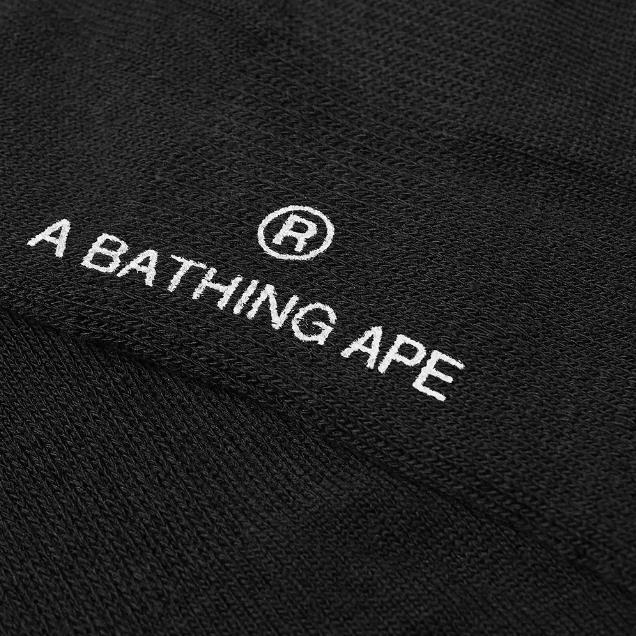 Спортивные носки BAPE Ape Head One Point Socks Black