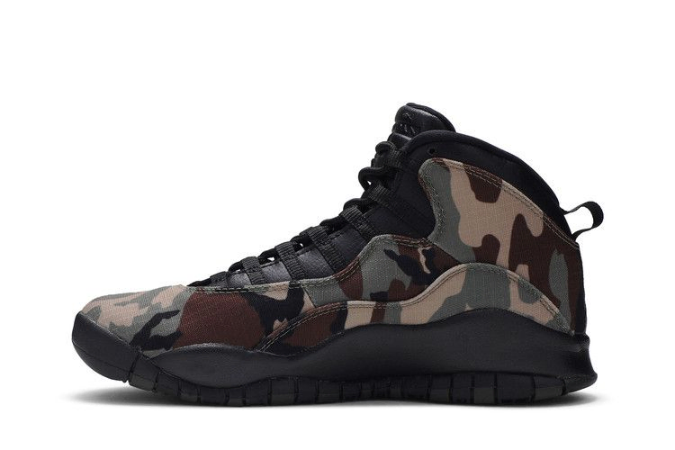 Кроссовки Air Jordan 10 Retro 'Woodland Camo'