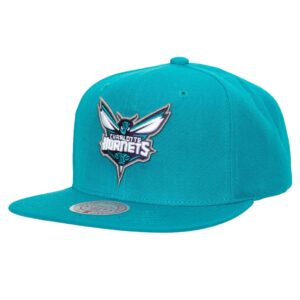 Mitchell-Ness-Team-Ground-2.0-Snapback-Charlotte-Hornets-Hat-300x300