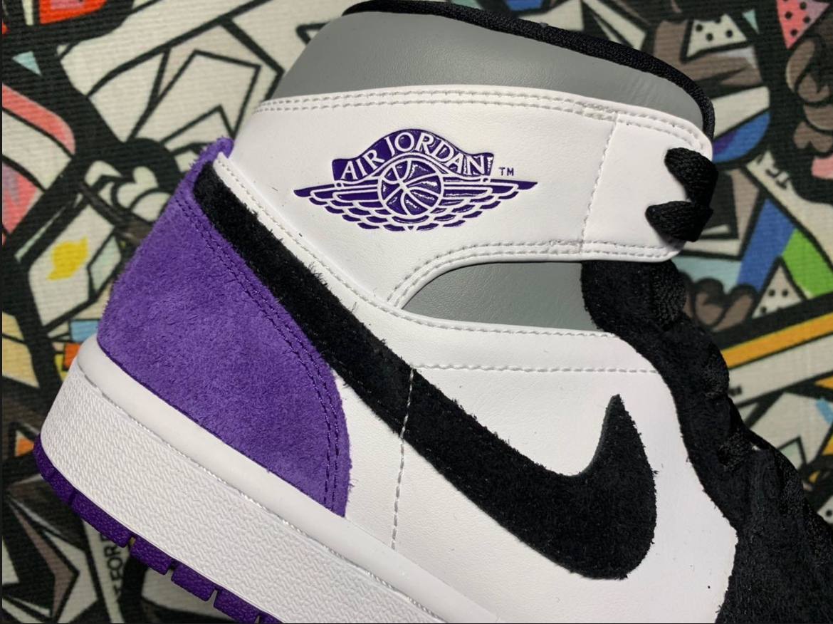 Кроссовки Air Jordan 1 Mid SE 'Varsity Purple'