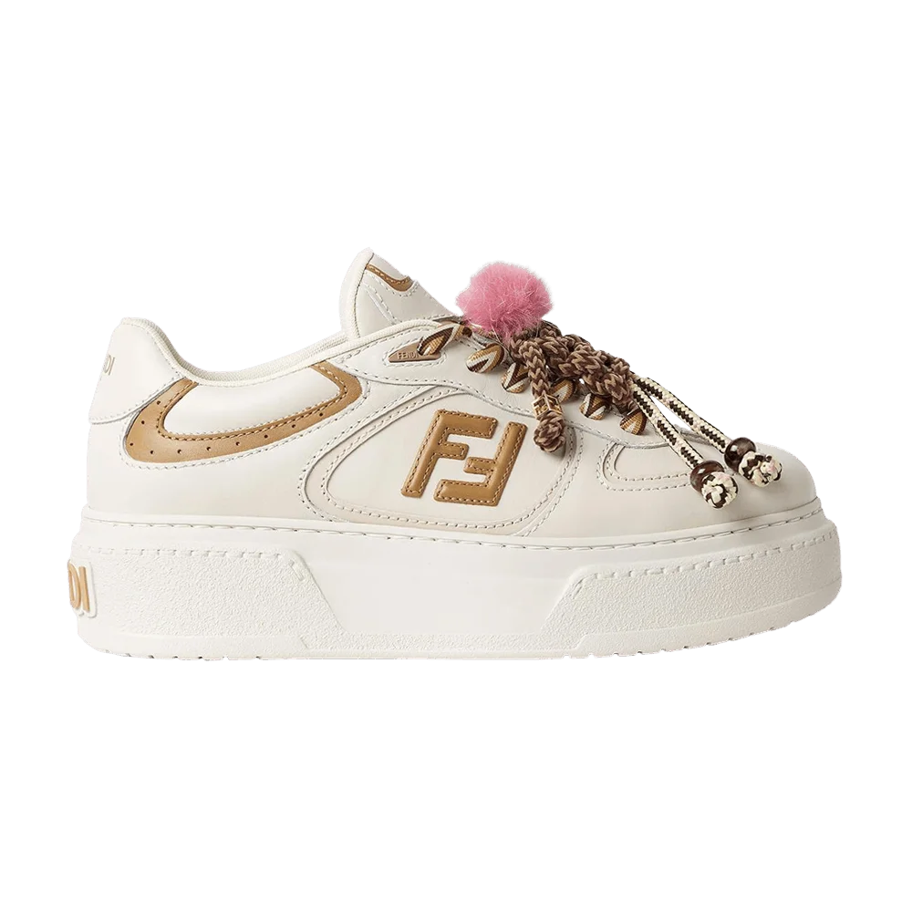 Krossovki-Fendi-Wmns-Match-White-Beige-Charms