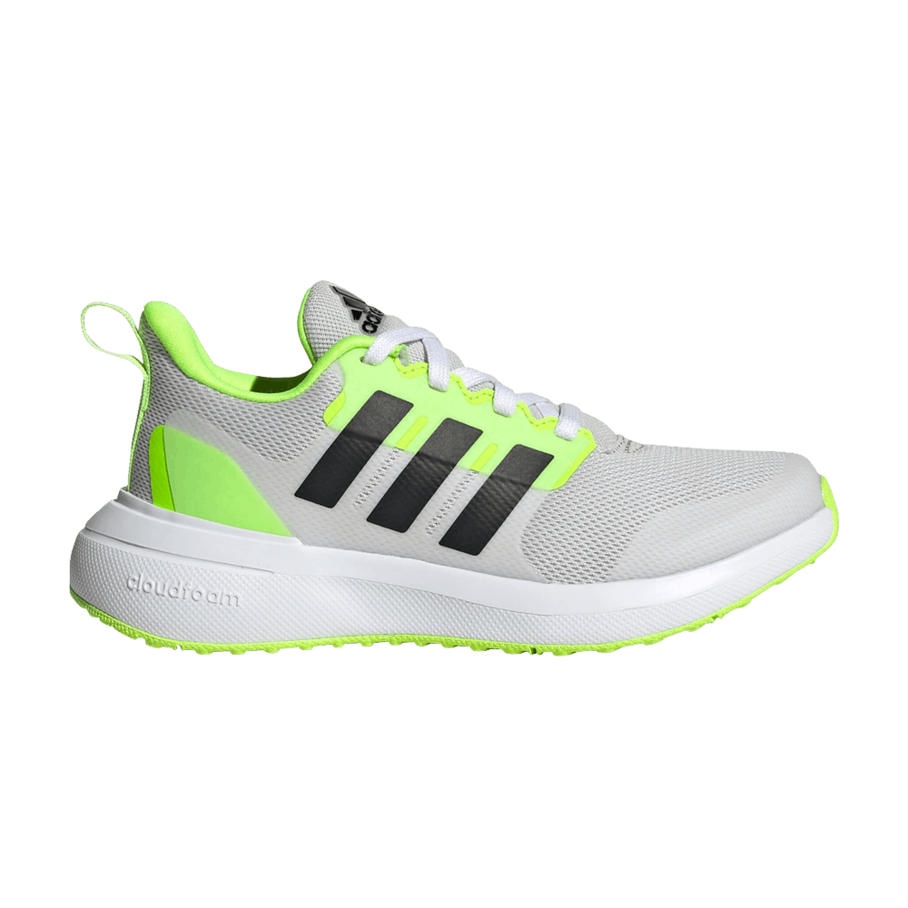 Кроссовки Adidas FortaRun 2.0 Cloudfoam Little Kid 'Grey Lucid Lemon'