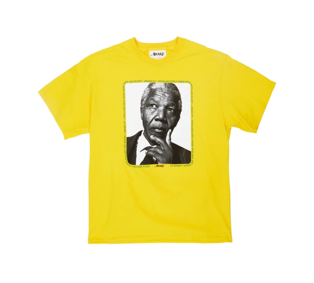Футболка Awake Mandela Tee Yellow