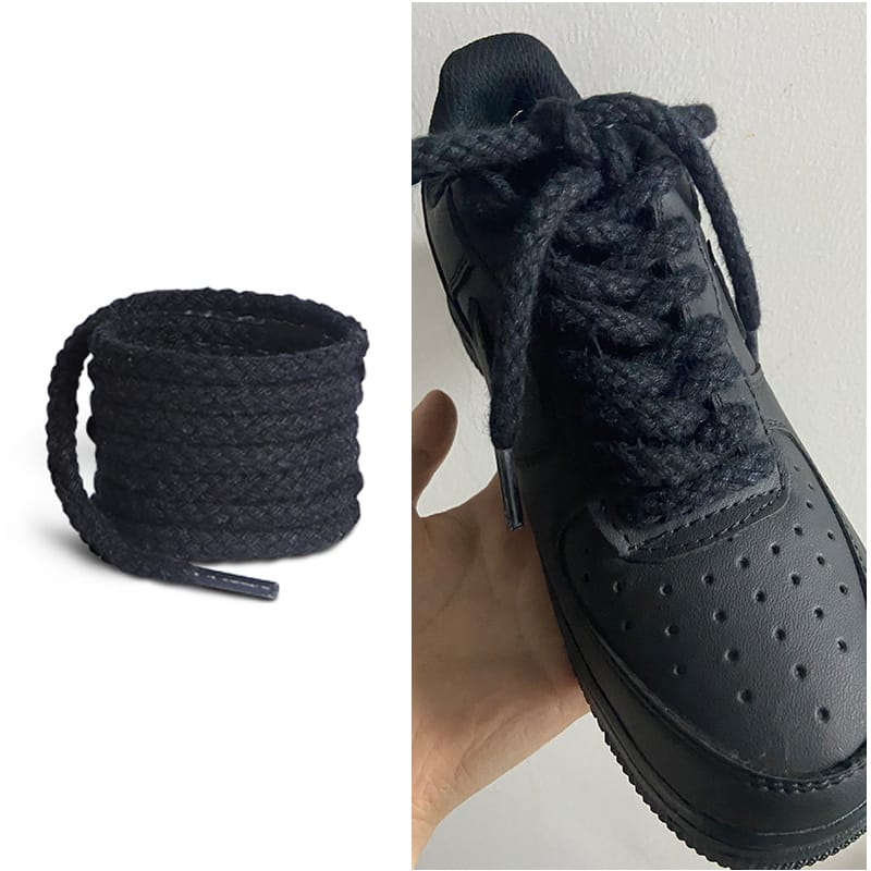 Шнурки Gorilla Guard Air Force 1 Stussy Black Laces