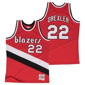 Portland-Trail-Blazers-Clyde-Drexler-1983-Hardwood-Classics-Road-Swingman-Jersey-By-Mitchell-Ness-Scarlett-Mens-300x300