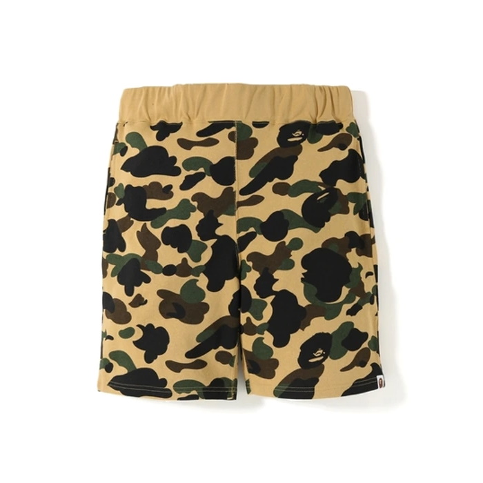 Спортивные шорты BAPE 1st Camo Sweat Shorts Yellow