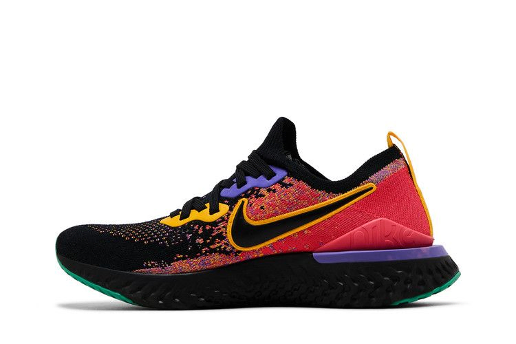 Кроссовки Nike Wmns Epic React Flyknit 2 'Black Ember Glow'