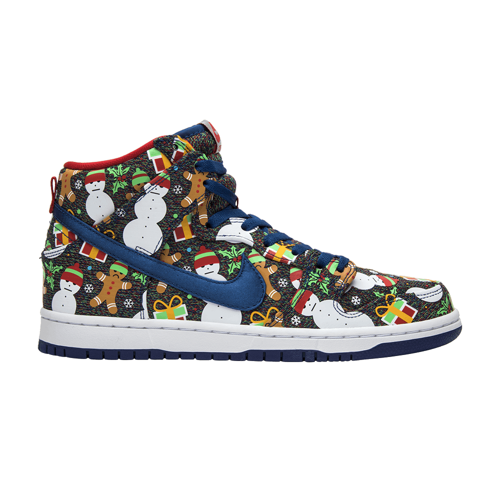 Кроссовки Concepts x Nike SB Dunk Pro High 'Ugly Christmas Sweater' 2017
