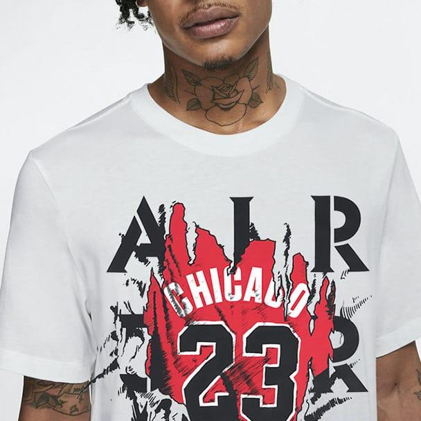Футболка Ehot Jordan Crack White T-shirt
