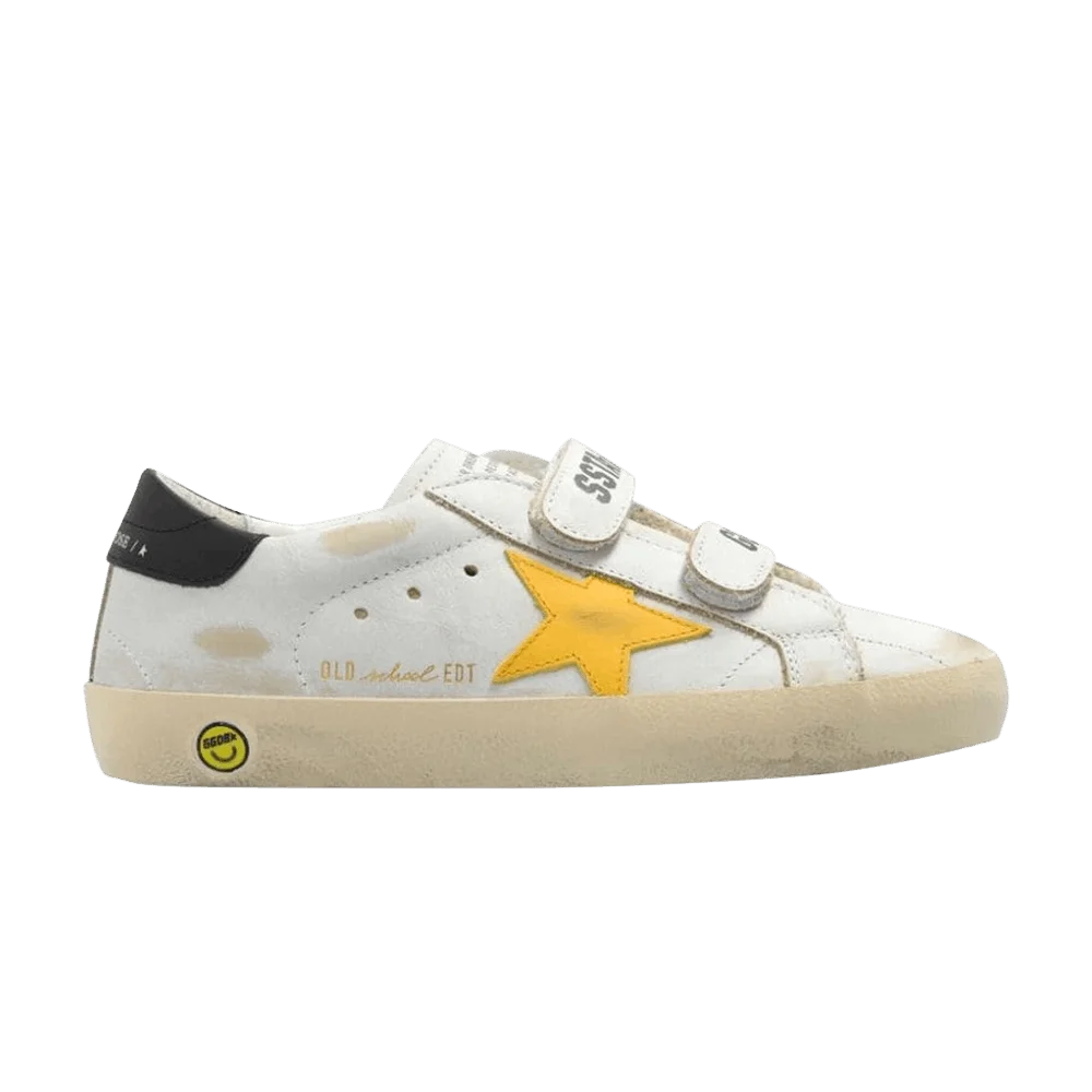 Krossovki-Golden-Goose-Old-School-Kids-White-Black-Yellow