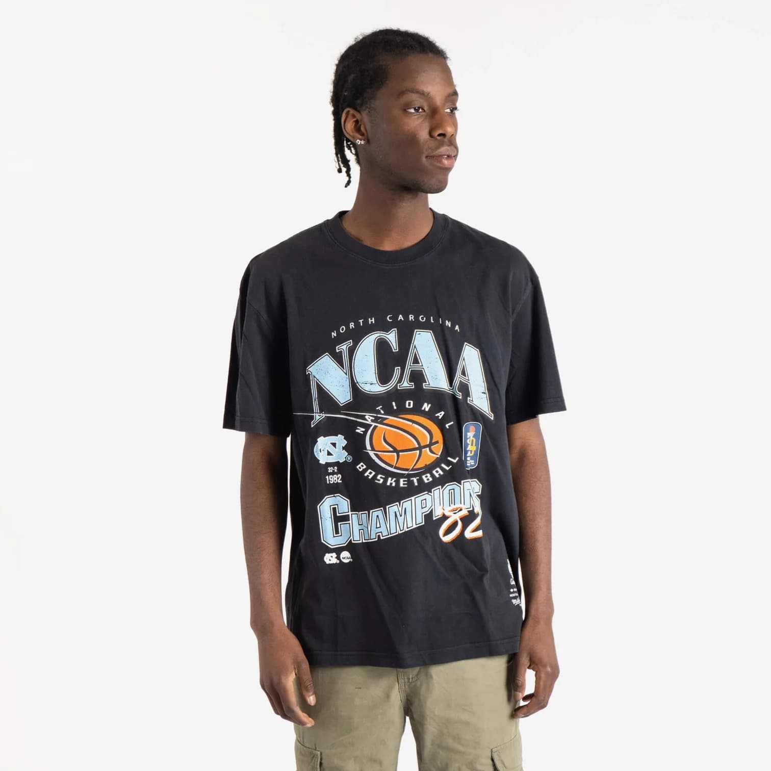 Футболка Mitchell & Ness University Of North Carolina Tar Heels Vintage 82 Champions NCAA T-Shirt