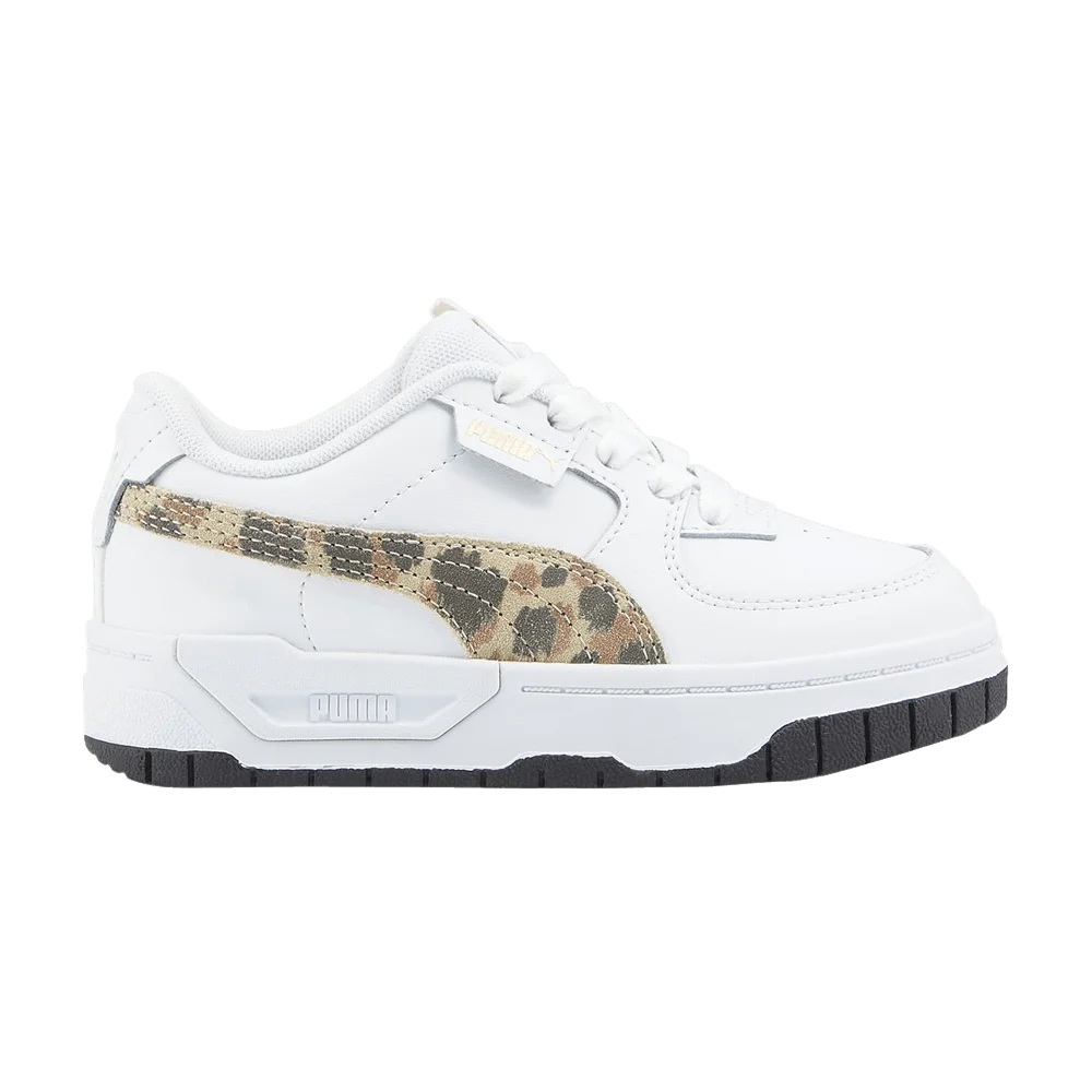 Krossovki-Puma-Cali-Dream-Little-Kid-Animal-Print-White-Granola