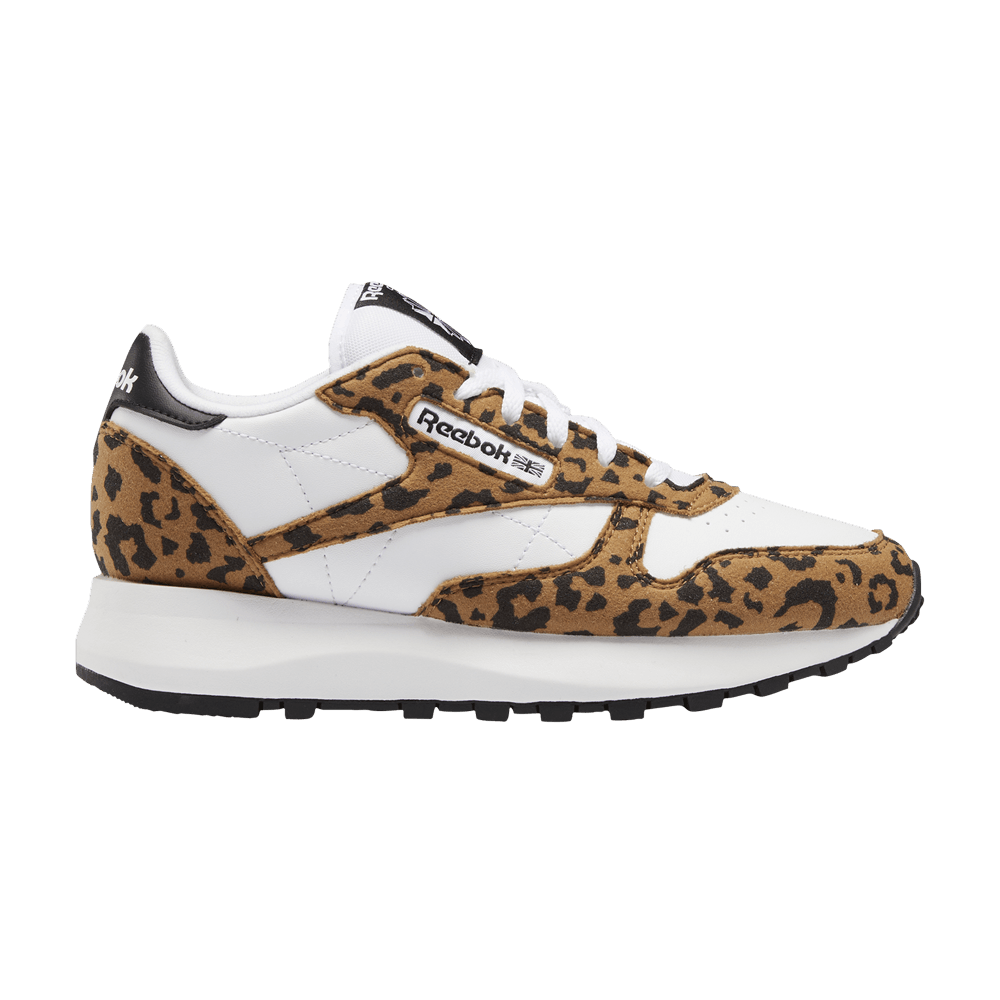Кроссовки Reebok Classic Leather Big Kid 'Cheetah Brown'