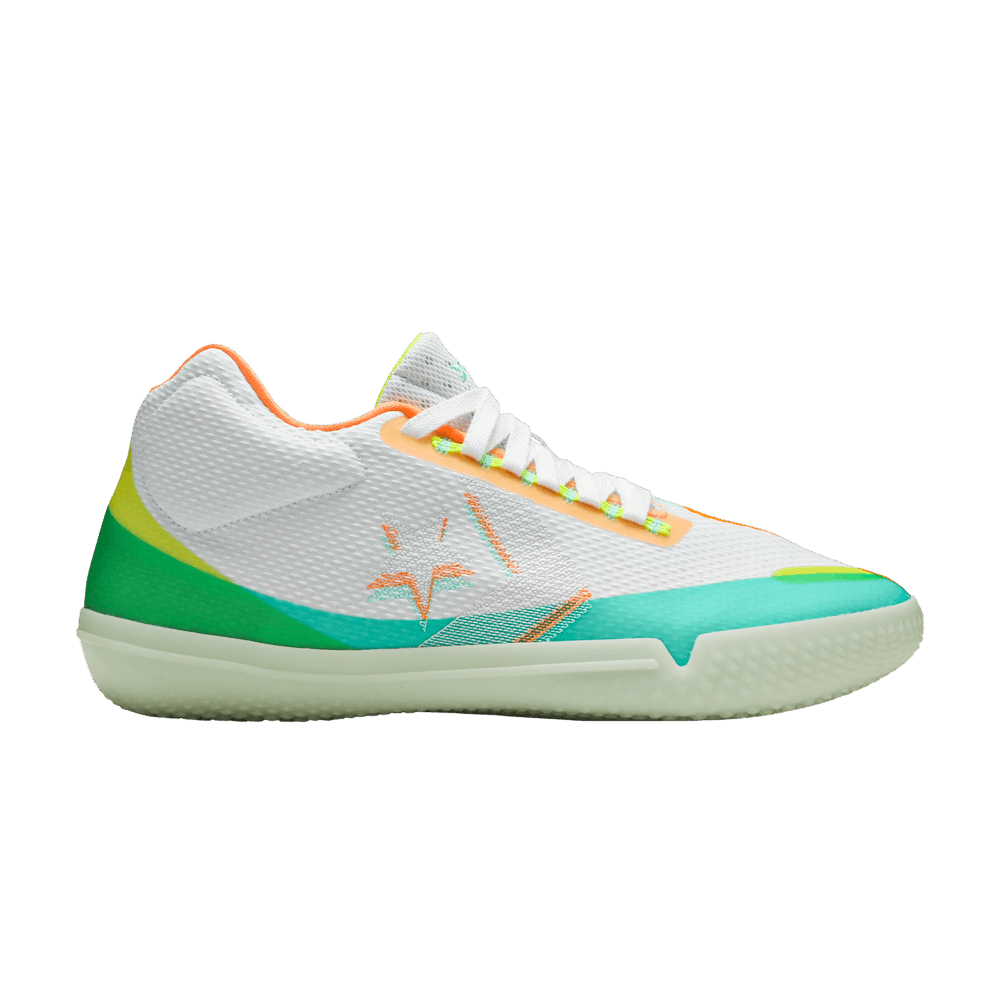 Кроссовки Converse All Star BB Evo Mid 'Hi-Vis Collection - White Green Glow'