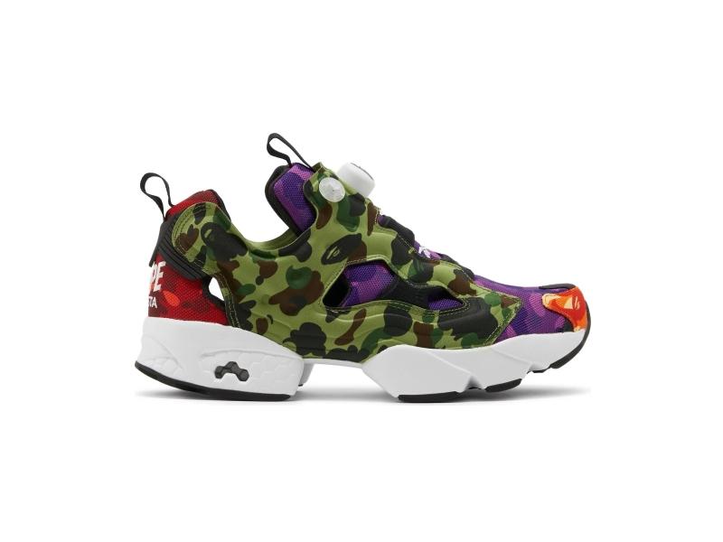 Кроссовки BAPE x Reebok InstaPump Fury OG Multi Camo