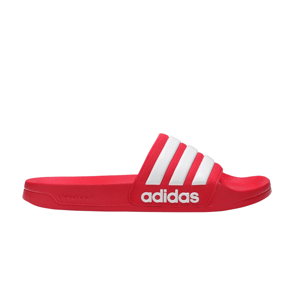Adidas-Adilette-CloudFoam-Slides-Scarlet