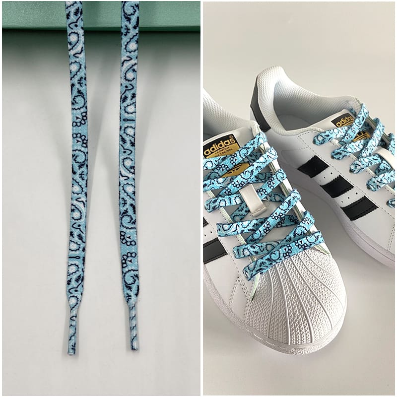 Шнурки Gorilla Guard Adidas Cyan Paisley Laces