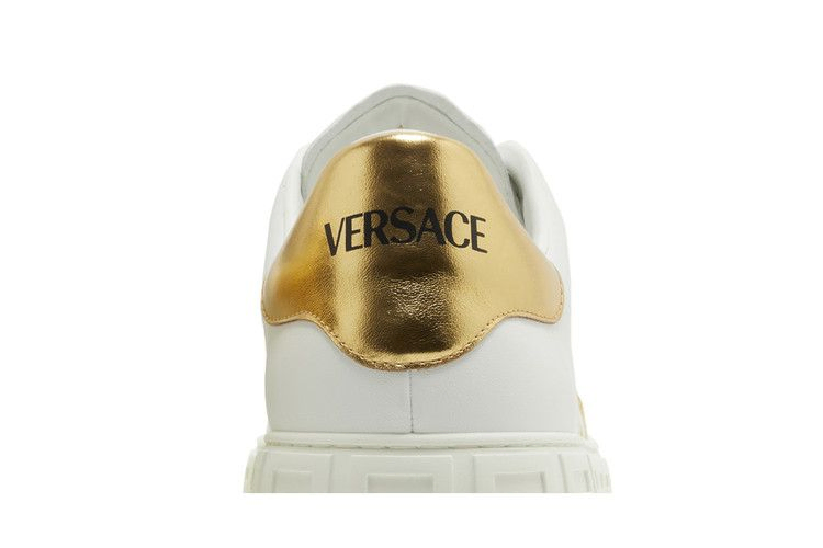 Кроссовки Versace Embroidered Greca Sneaker 'White Gold'