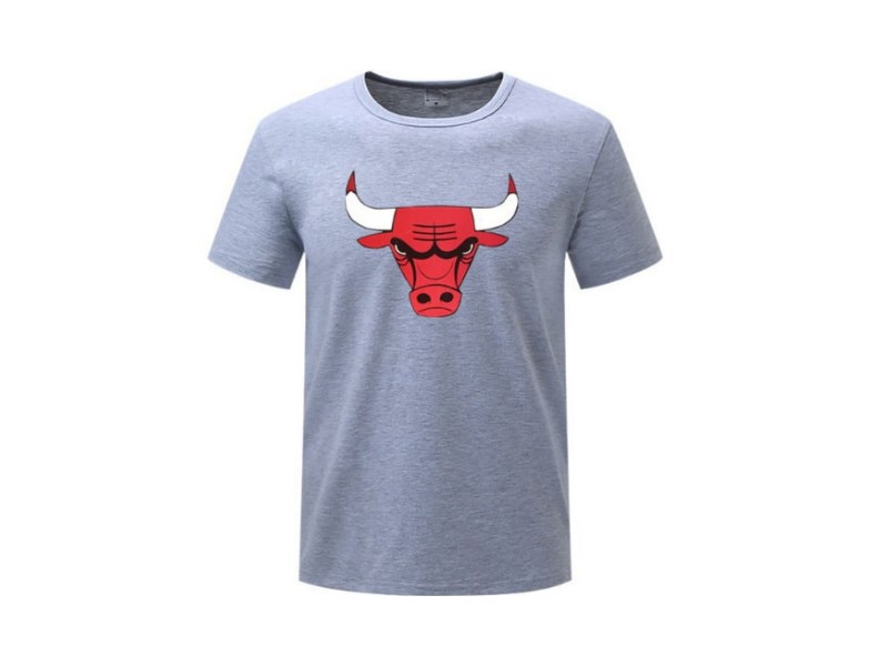 Футболка 2016 Bulls 23 Jordan Grey Tee