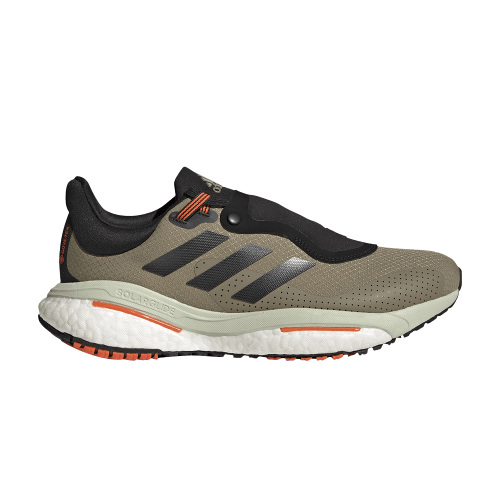 Кроссовки Adidas Solar Glide 5 GORE-TEX 'Orbit Green Impact Orange'
