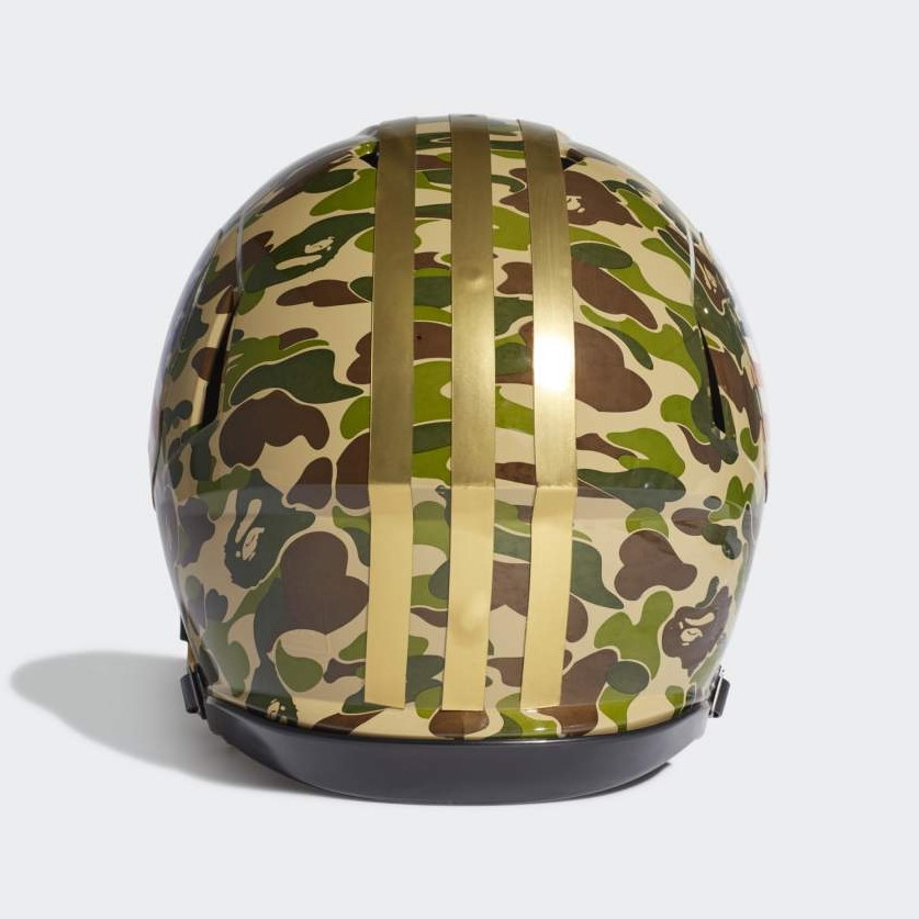 Шлем BAPE x adidas Riddell Helmet Green