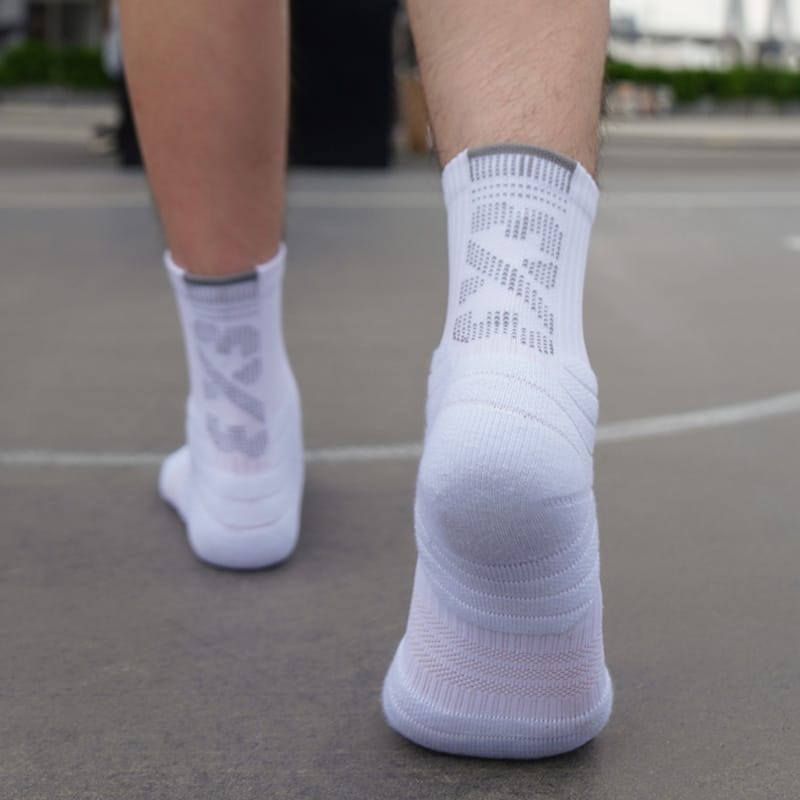 Ehot-3X3-White-Quarter-Socks