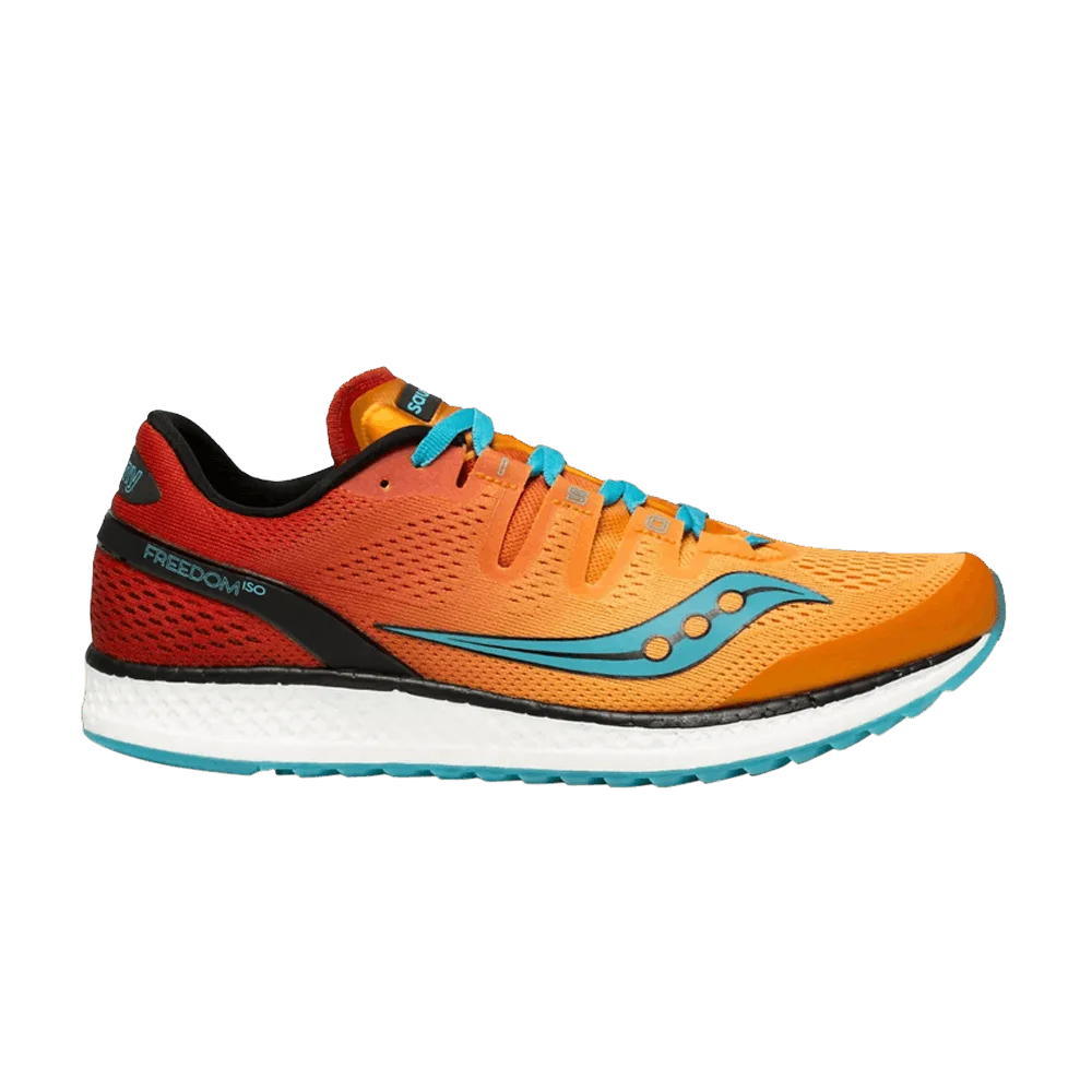 Krossovki-Saucony-Freedom-ISO-Orange-Red