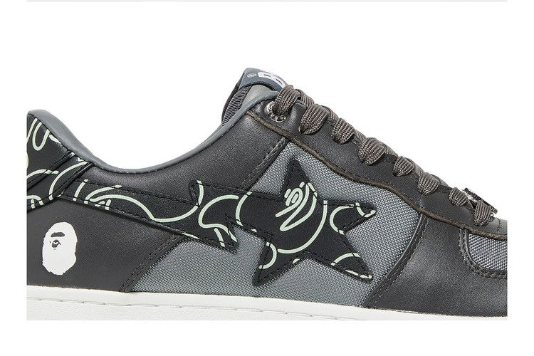 Кроссовки Bapesta 'Text Code Camo - Charcoal'