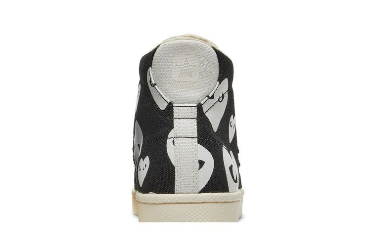 Кроссовки Comme des Garçons x Converse Pro Leather 'Black White'