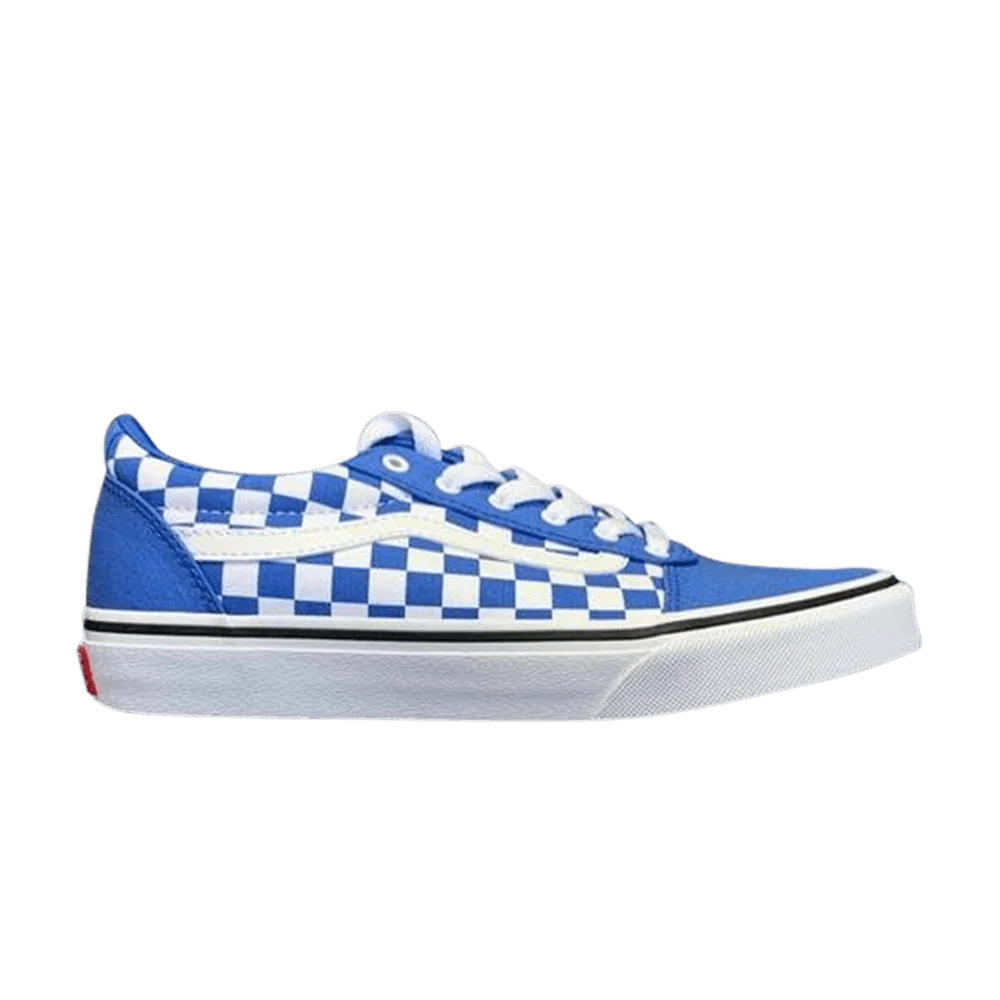 Krossovki-Vans-Ward-Kids-Checkerboard-Nebulas-Blue