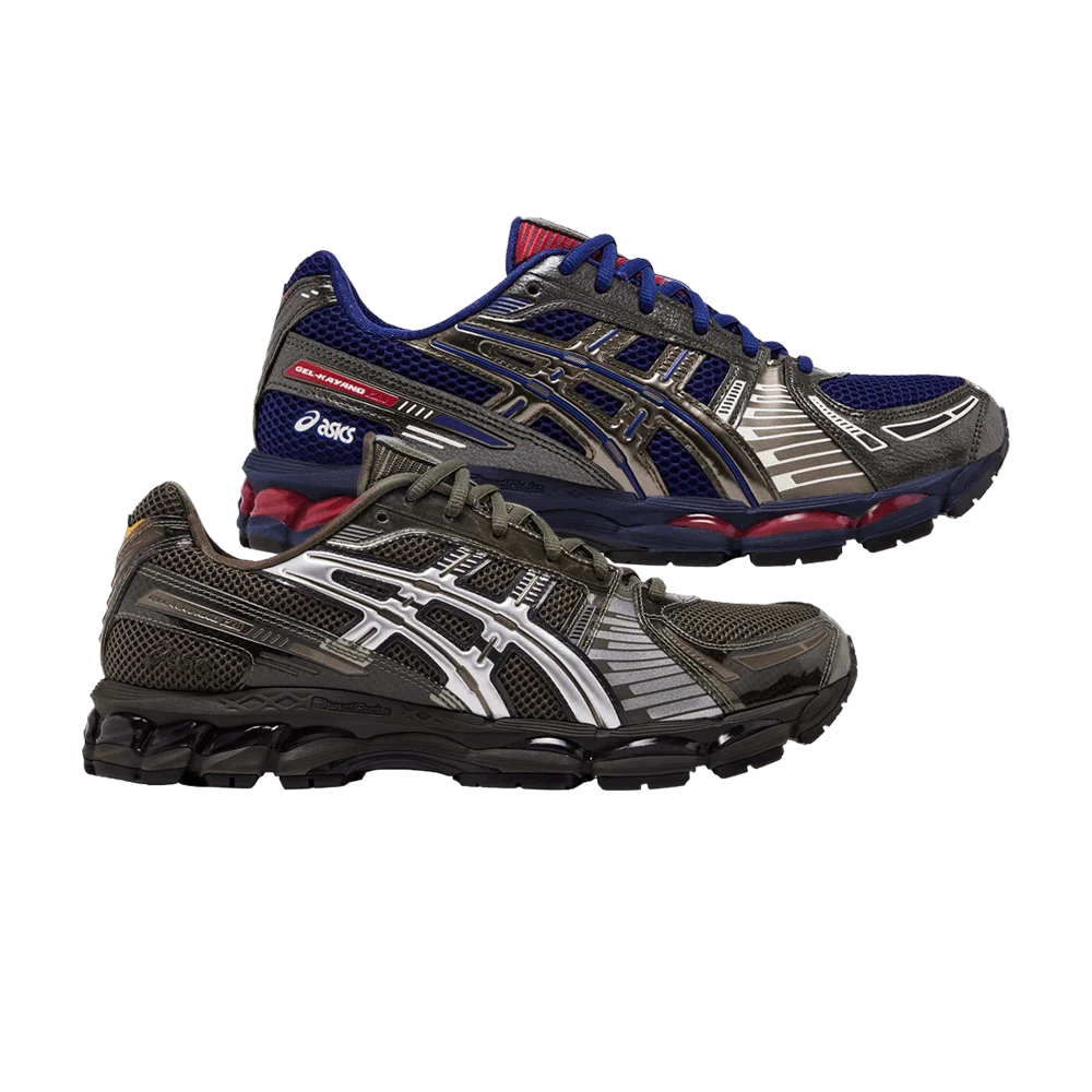 Кроссовки Marvel vs. Capcom x Kith x ASICS Gel Kayano 12.1 'Double Box - Captain America vs. Guile' With Comic Book