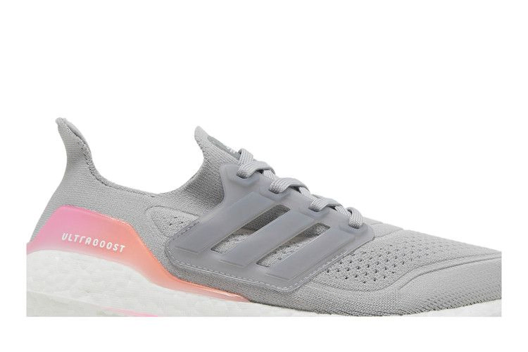 Кроссовки Adidas Wmns UltraBoost 21 'Grey Screaming Orange'