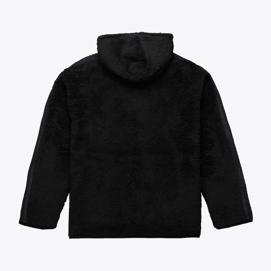 Худи Mitchell & Ness Black Los Angeles Lakers Polar Fleece Quarter-Zip Pullover Hoodie