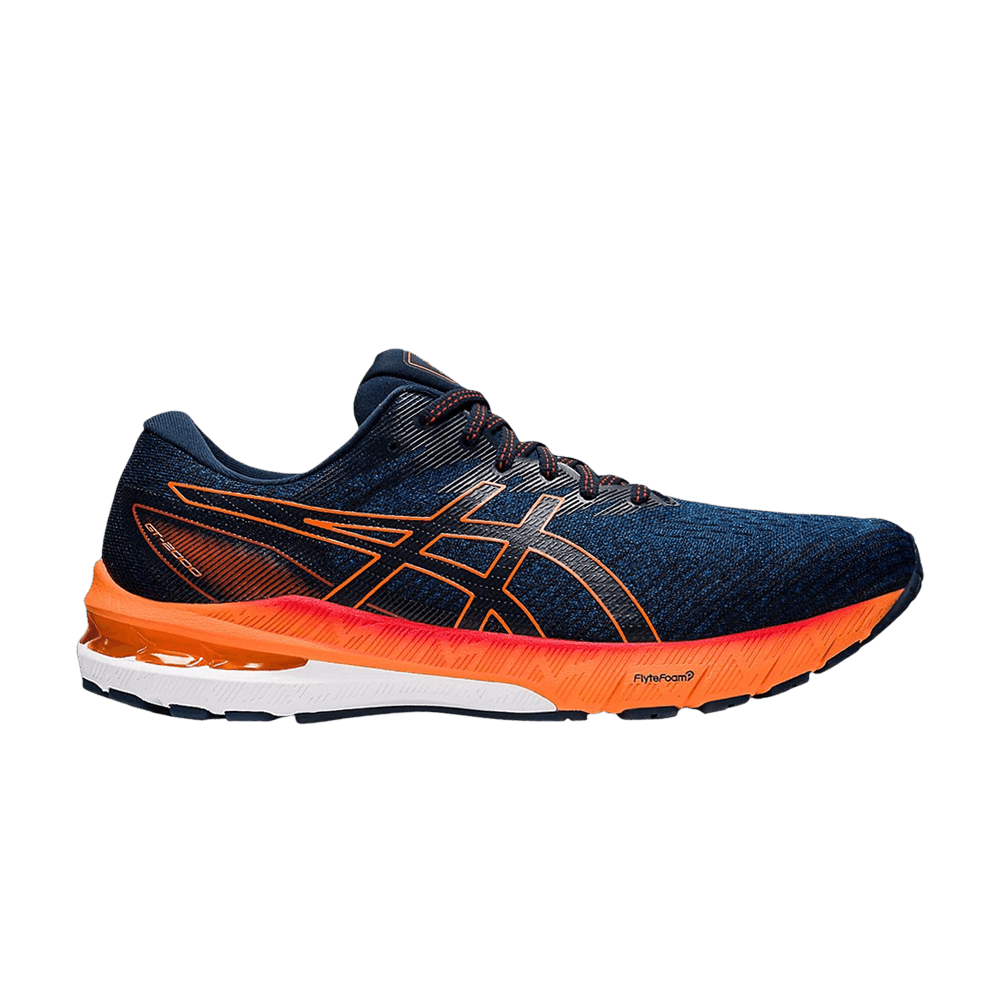 Кроссовки Asics GT 2000 10 4E Wide 'Mako Blue Shocking Orange'