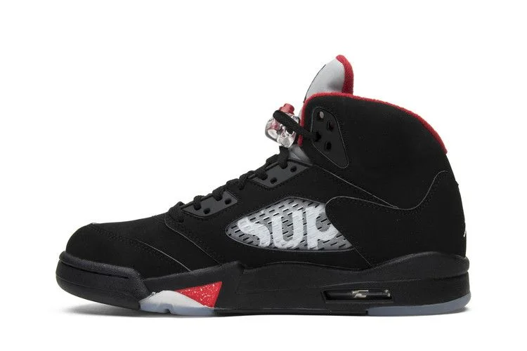 Кроссовки Supreme x Air Jordan 5 Retro 'Black'