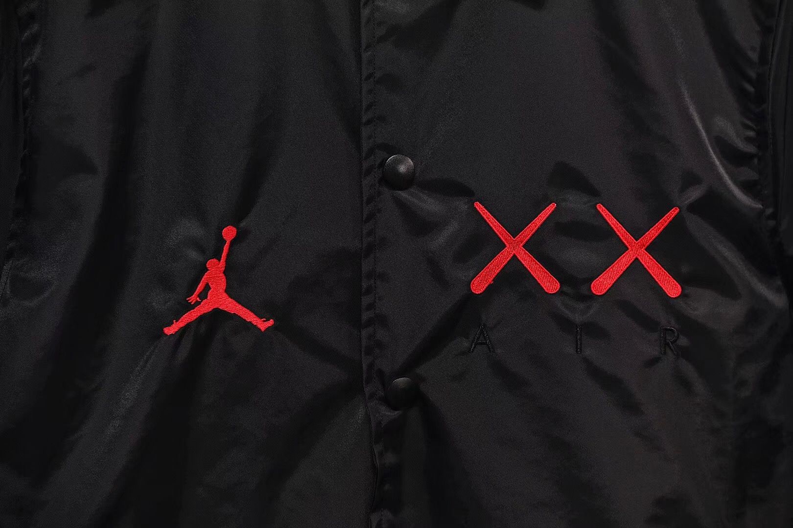 KAWS-x-Jordan-Satin-Coaches-Jacket-Black-5
