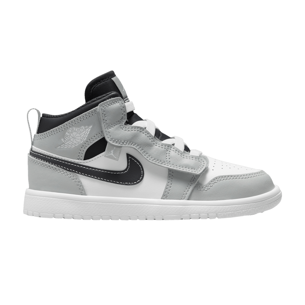 Кроссовки Air Jordan 1 Mid ALT PS 'Light Smoke Grey'