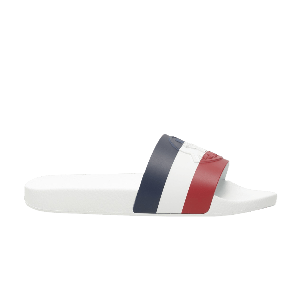 Кроссовки Moncler Basile Pool Slide 'White Tricolour'