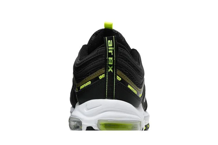 Кроссовки Undefeated x Nike Air Max 97 'Black Volt'